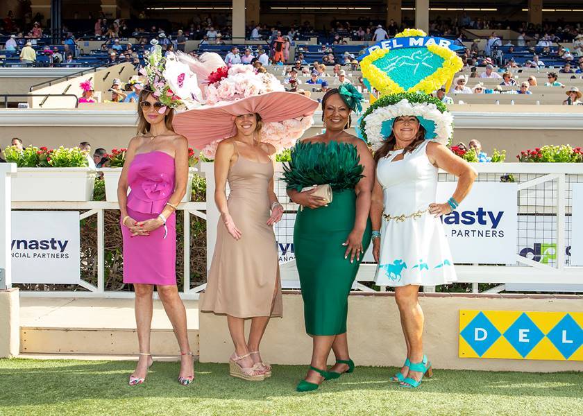 Del Mar Opening Day Hats Contest Finalists | Benoit Photo